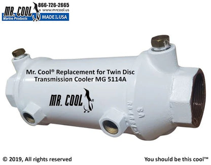 5114A Aftermarket Twin Disc Transmission Cooler | Sawley's Select Marine Parts