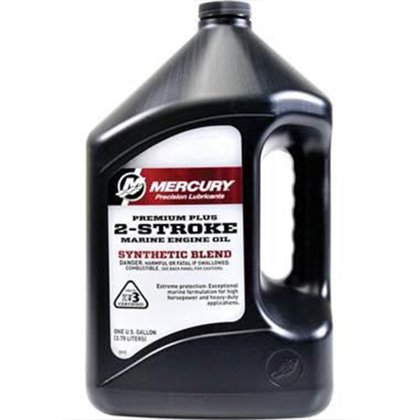 92858027K01 Mercury MerCruiser Premium plus 2 stroke Marine engine oil | Genuine Quicksilver OEM Part