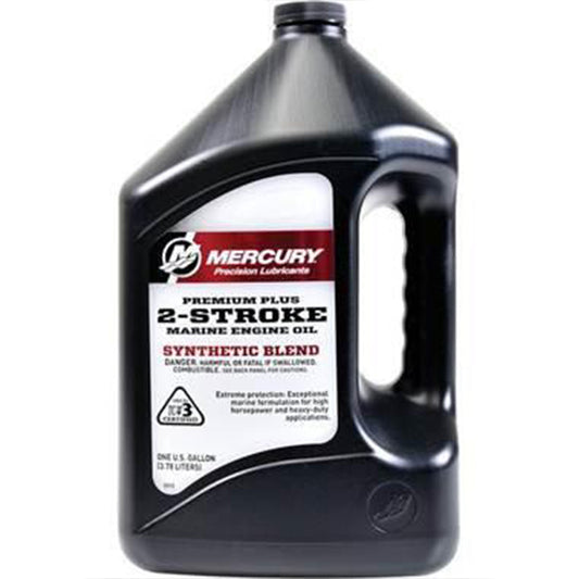 92858027K01 Mercury MerCruiser Premium plus 2 stroke Marine engine oil | Genuine Quicksilver OEM Part