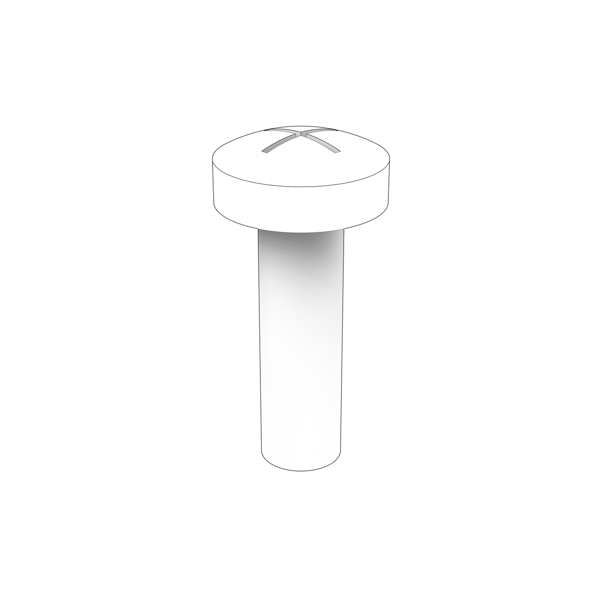 956095 Cross Recessed Screw | Genuine Volvo Penta Part - photo 2 of 2