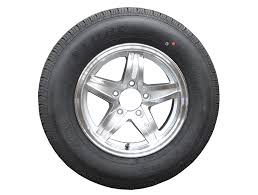 A1830 Mackay 1433 Dunbier SHADOW 15" Silver Alloy Rim & Tyre 225/70R15C | Marine Trailer Part