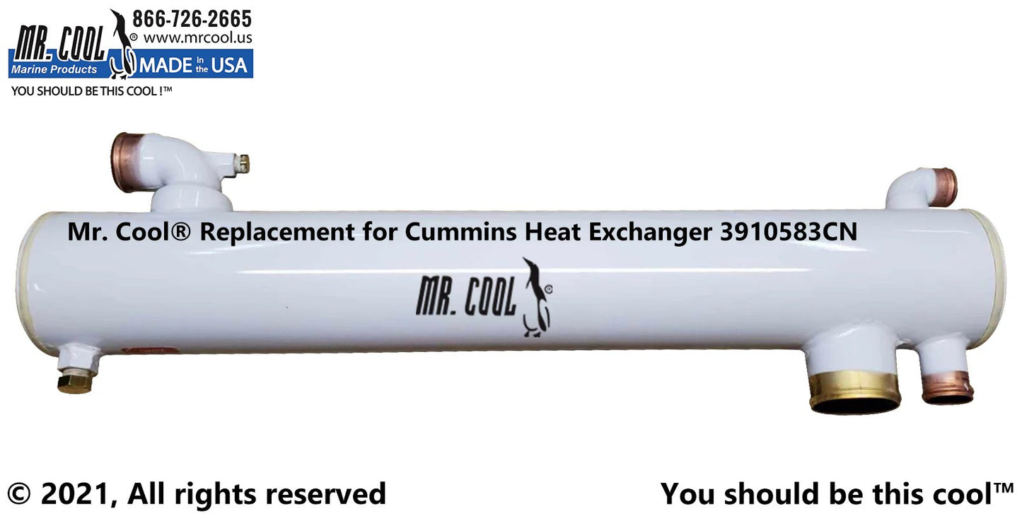 3910583 Cummins QSB 5.9 L Heat Exchanger 3910583 Replacement Part