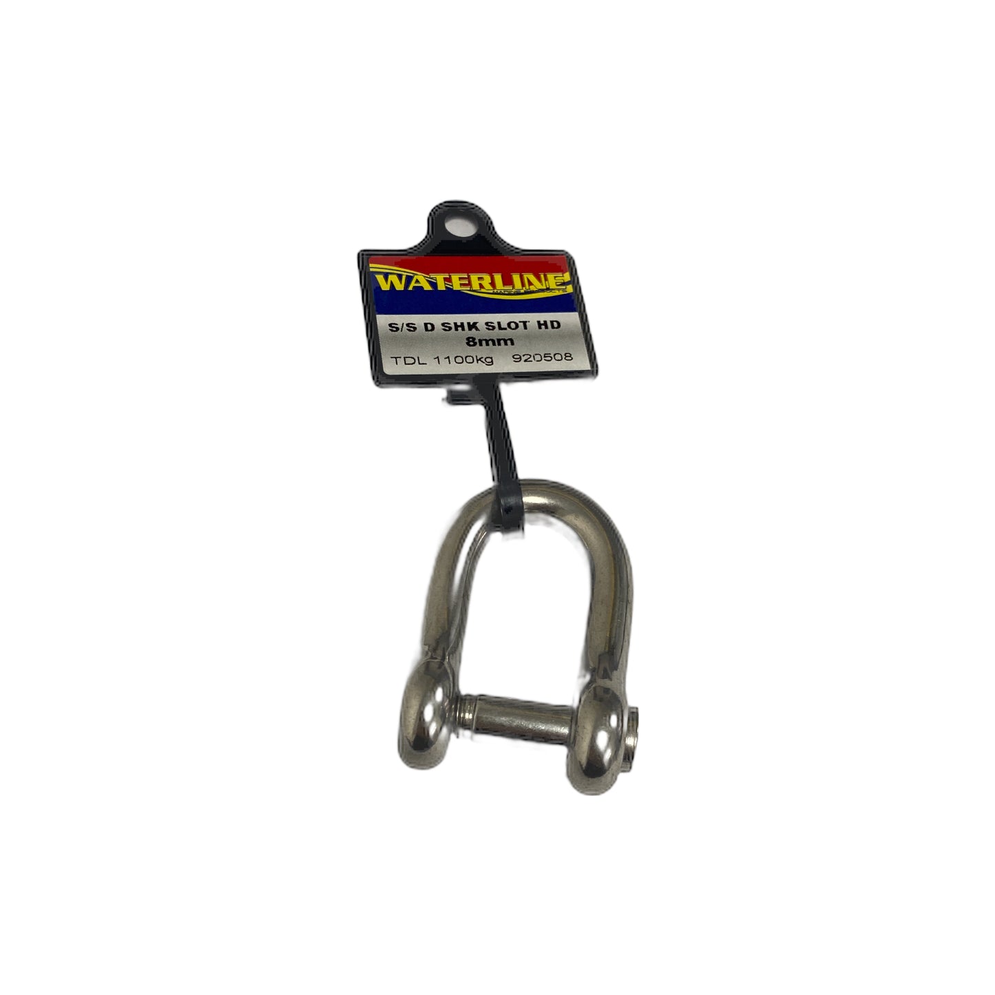 920508 Stainless Steel "D" Shackle - slot head 8mm