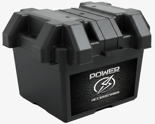 PB005 Power Crank Large Plain Battery Box (350X180X200) | Power Accessories