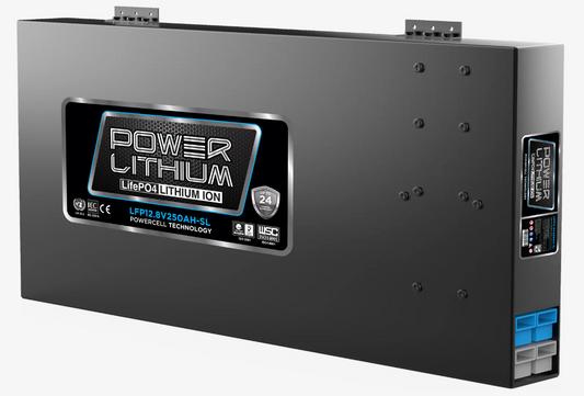 LFP12.8V250AH-SL Power Crank 250 AH Battery | 12V Lithium Slimline Deep Cycle