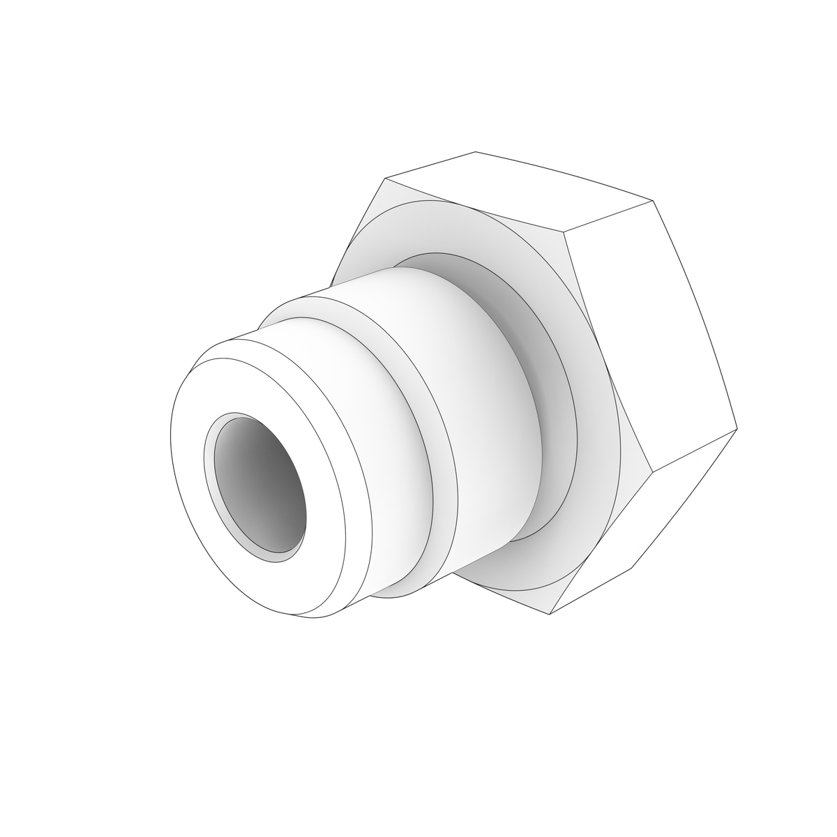 3812353 Nipple | Genuine Volvo Penta Part