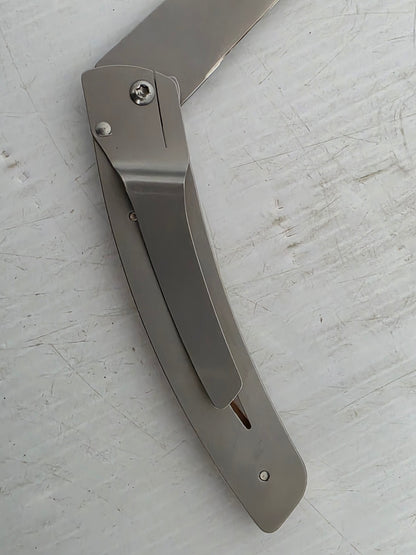 CD.142.55 Claude Dozorme  9cm Dressed Series Stainless Steel Pocket Knife (Liner Lock, Rosewood Handle)