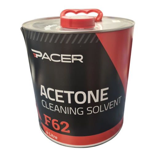 PA4 Pacer F62 Acetone / Omega Acetone 4L | Detailing Product