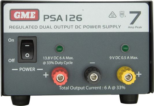 PSA126 REGULATED POWER SUPPLY (7 AMP PEAK)