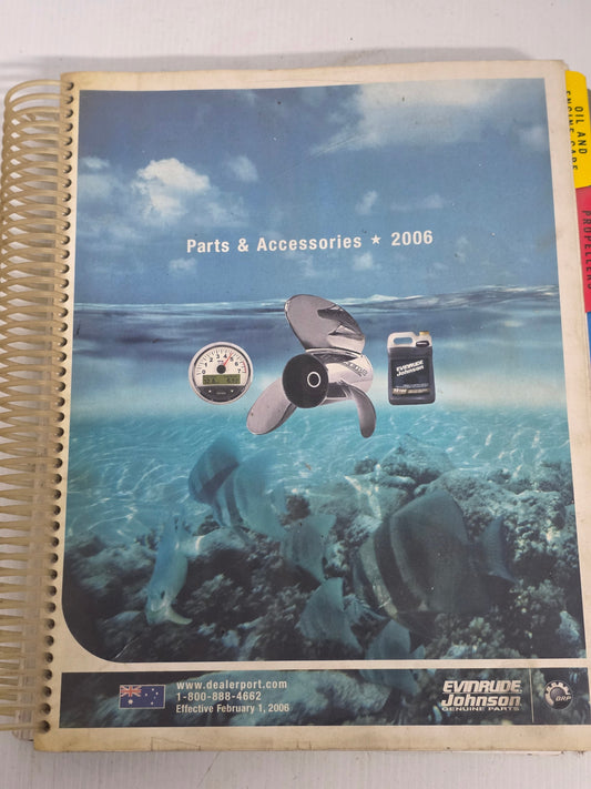2006 Evinrude/Johnson Parts & Accessories Catalogue | Genuine Used Manual
