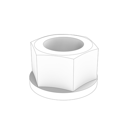 981152 Flange Nut | Genuine Volvo Penta Part