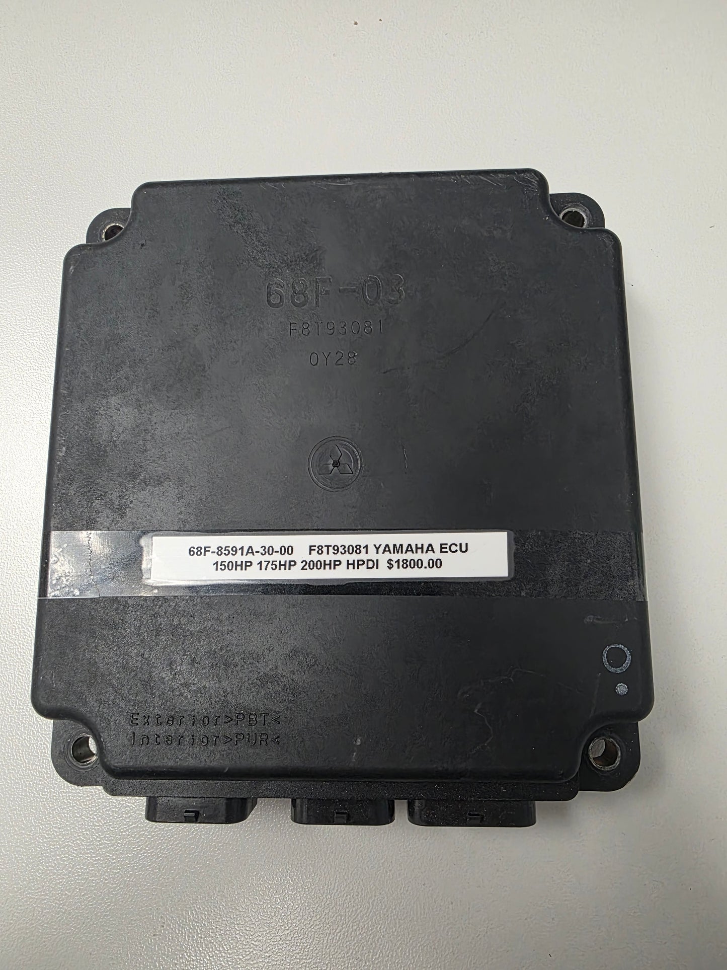 68F-8591A-30-00 F8T93081 Yamaha ECU 150HP 175HP 200HP HPDI | Genuine Used Part