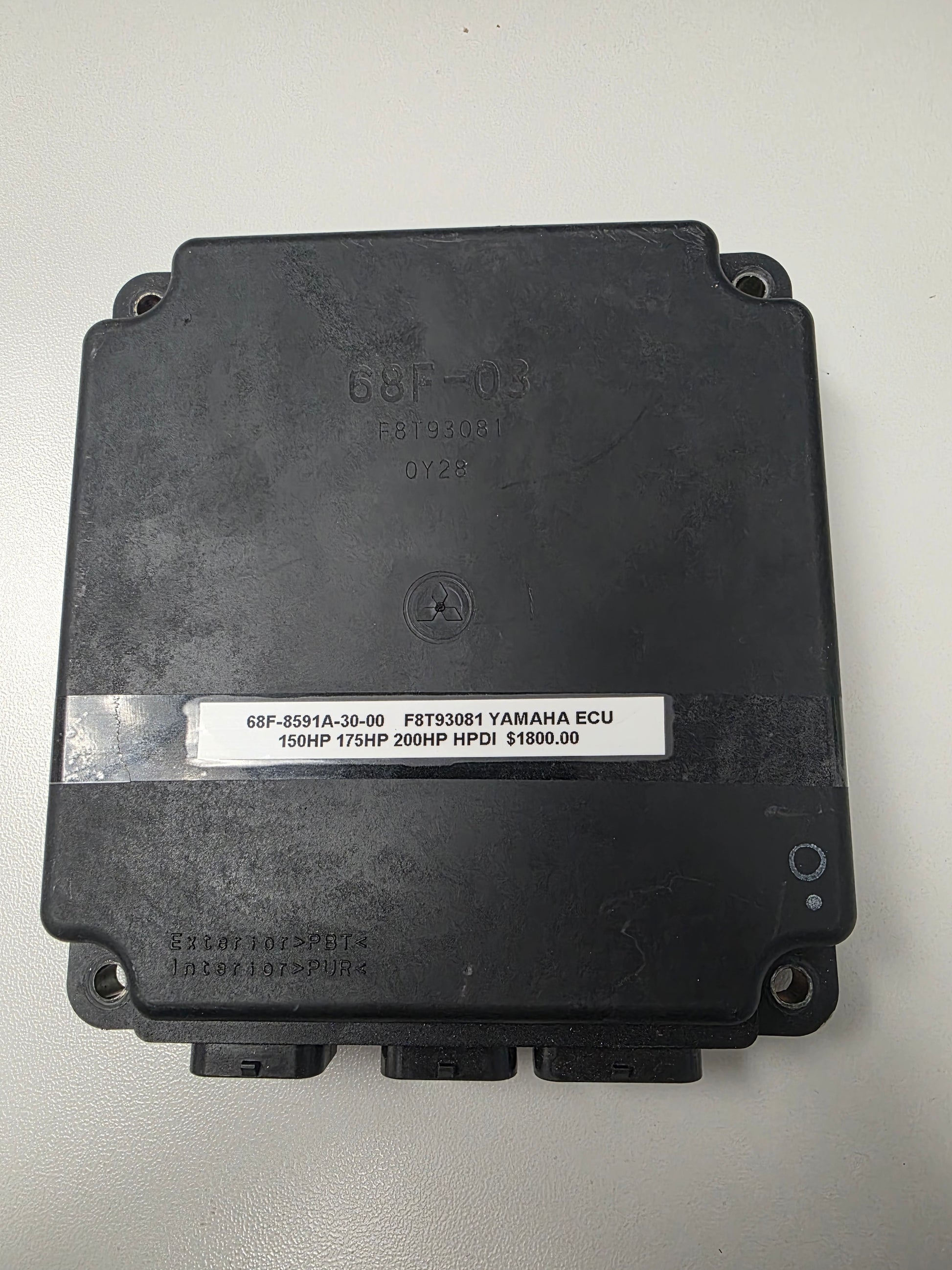 68F-8591A-30-00 F8T93081 Yamaha ECU 150HP 175HP 200HP HPDI | Genuine Used Part