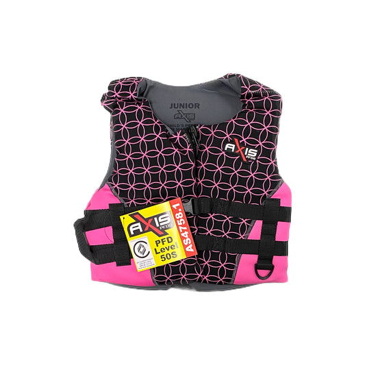603462P Axis Neoprene PFD Level 50S Junior Pink | Marine Safety Gear
