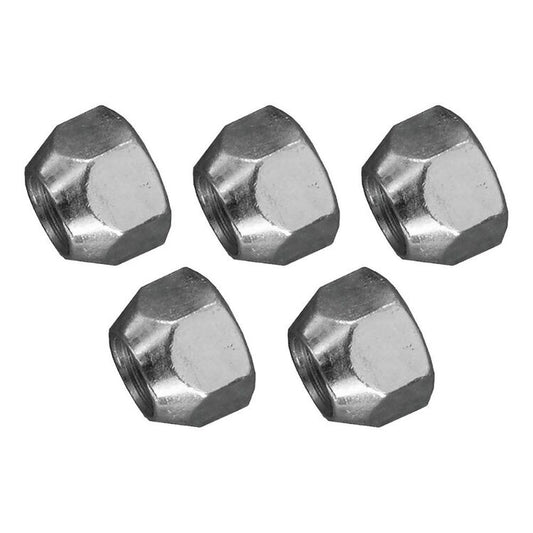 A1372G-5 Mackay Wheel Nut 7/16" (HT) Dacromet (Pack of 5) Clamshell Pack | Marine Trailer Part