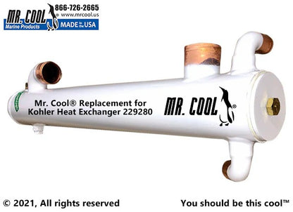 229280 Aftermarket Kohler Heat Exchanger | Sawley's Select Marine Parts
