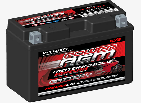 NPC-YT7B-4 Power Crank 145 CCA 6.5 AH Battery | Power AGM Series