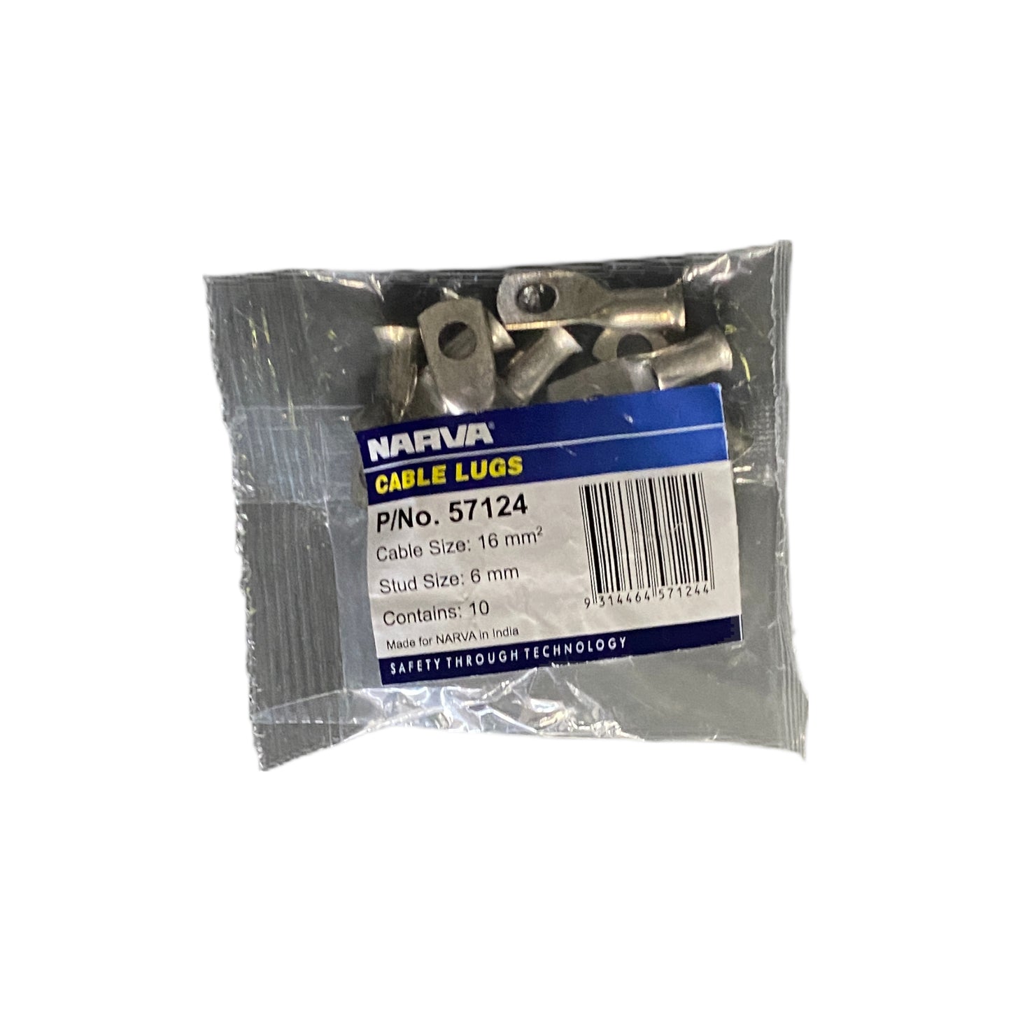 57124 Lug pack-cable 6mm stud x 6B&S