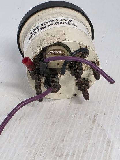 79-817032A1 Mercury Volt Gauge | Genuine Used Part - photo 2 of 5