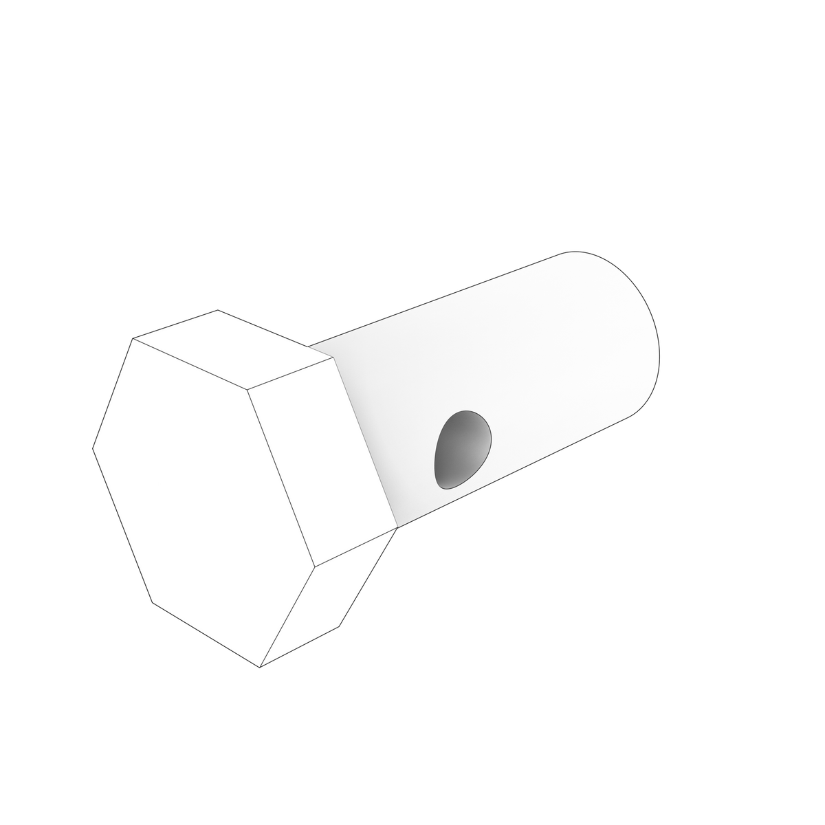 990807 Hollow Screw | Genuine Volvo Penta Part