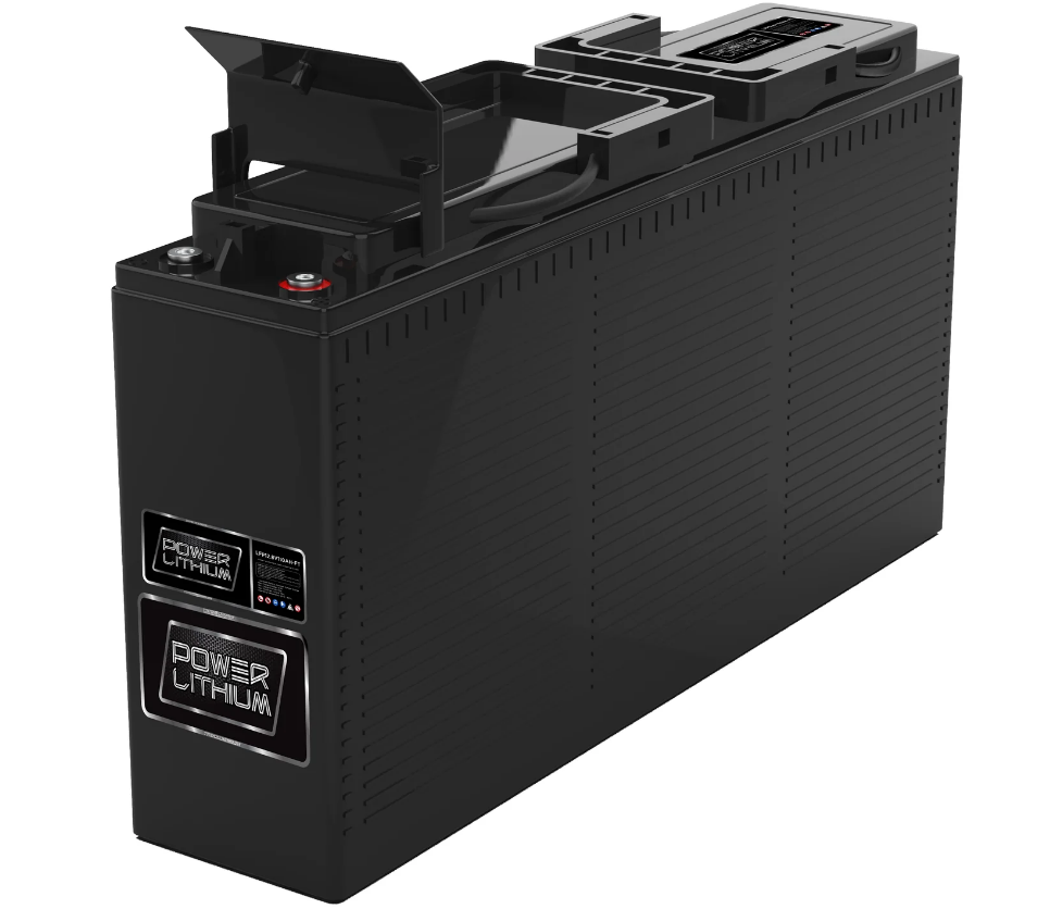 LFP12.8V110AH-FT-BT Power Crank 110 AH Battery | 12V Lithium Front Terminal Deep Cycle