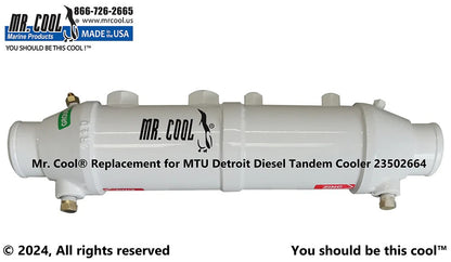 23502664 Aftermarket MTU Detroit Diesel Cooler | Sawley's Select Marine Parts