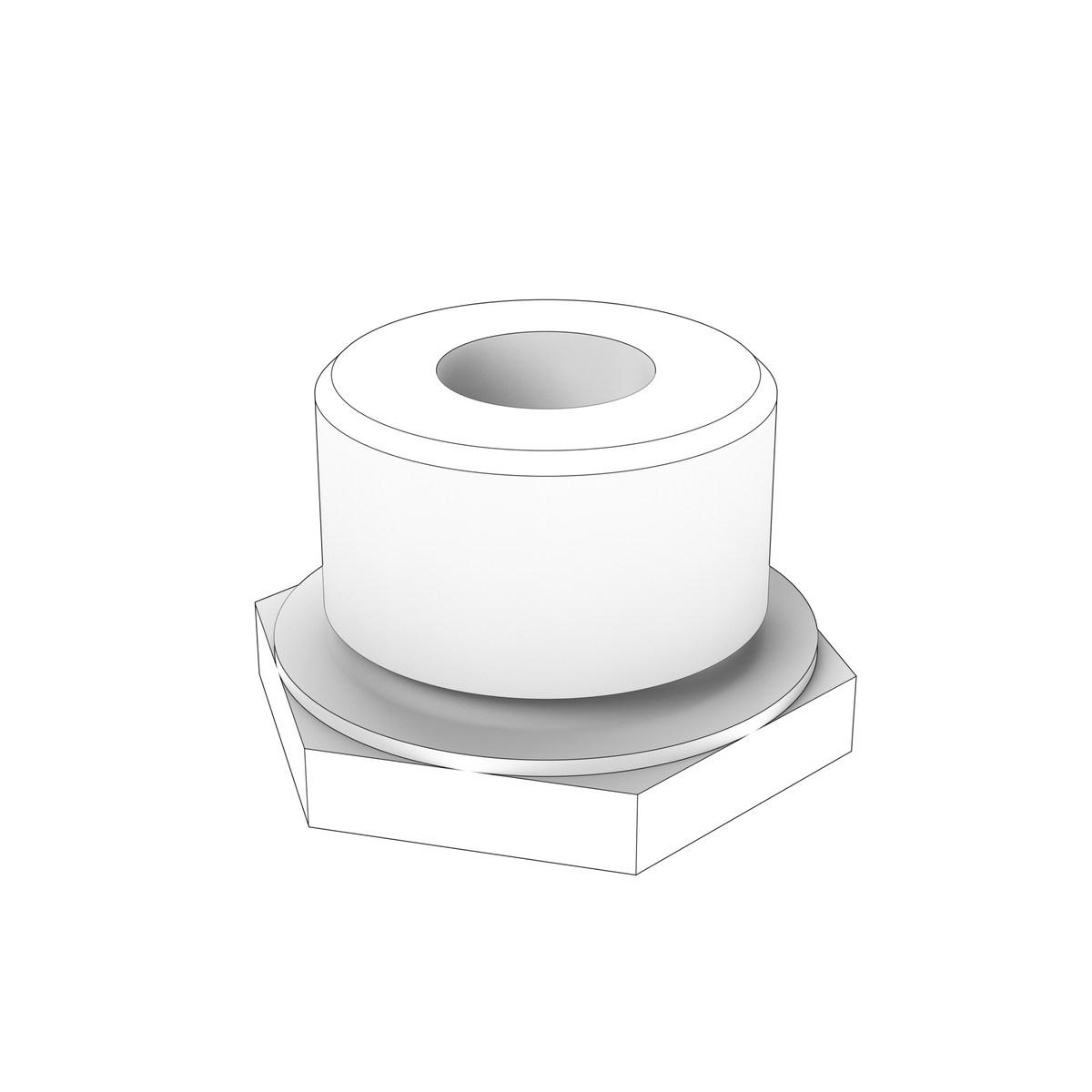 984466 Reduction Nipple | Genuine Volvo Penta Part - photo 2 of 2