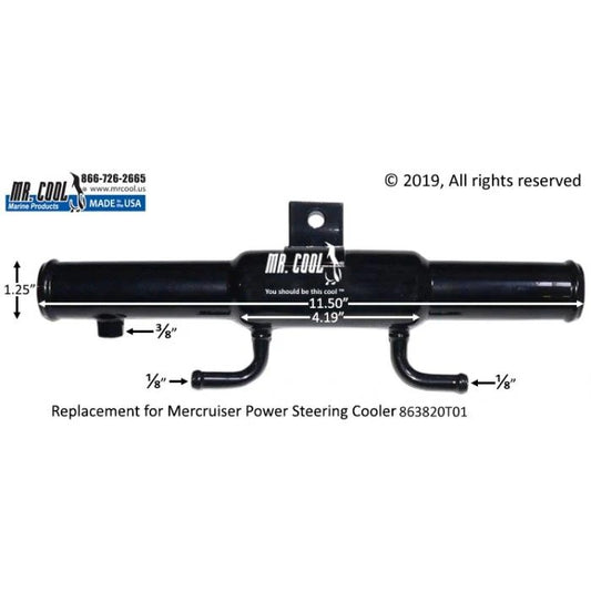 807292T Aftermarket Mercruiser Power Steering Cooler | Sawley's Select Marine Parts