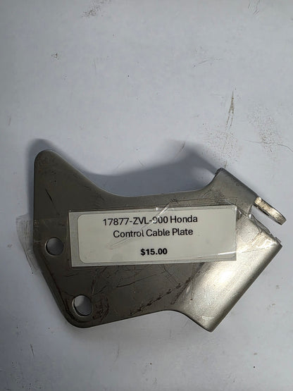 17877-ZVL-900 Honda Control Cable Plate | Genuine Used Part