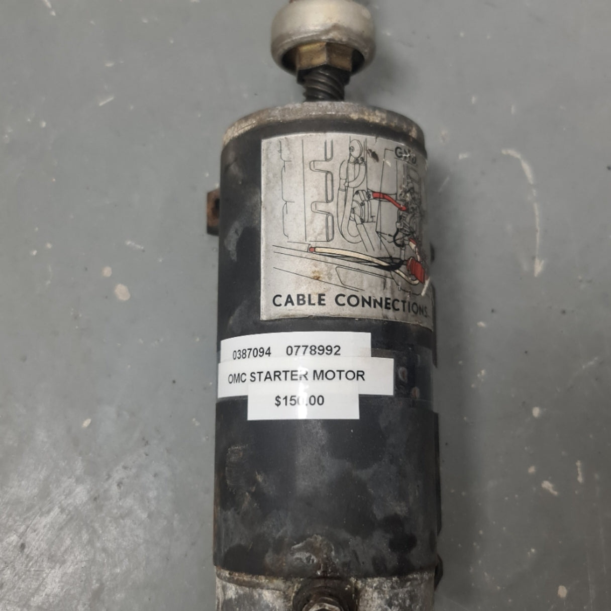 0387094 0778992 OMC Starter Motor | Genuine Used Part