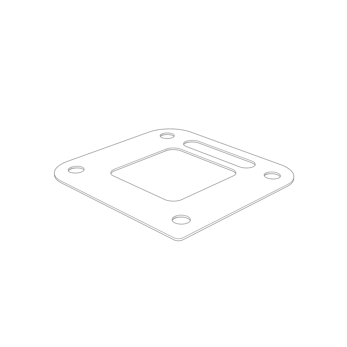 3853628 Plate | Genuine Volvo Penta Part - photo 2 of 2