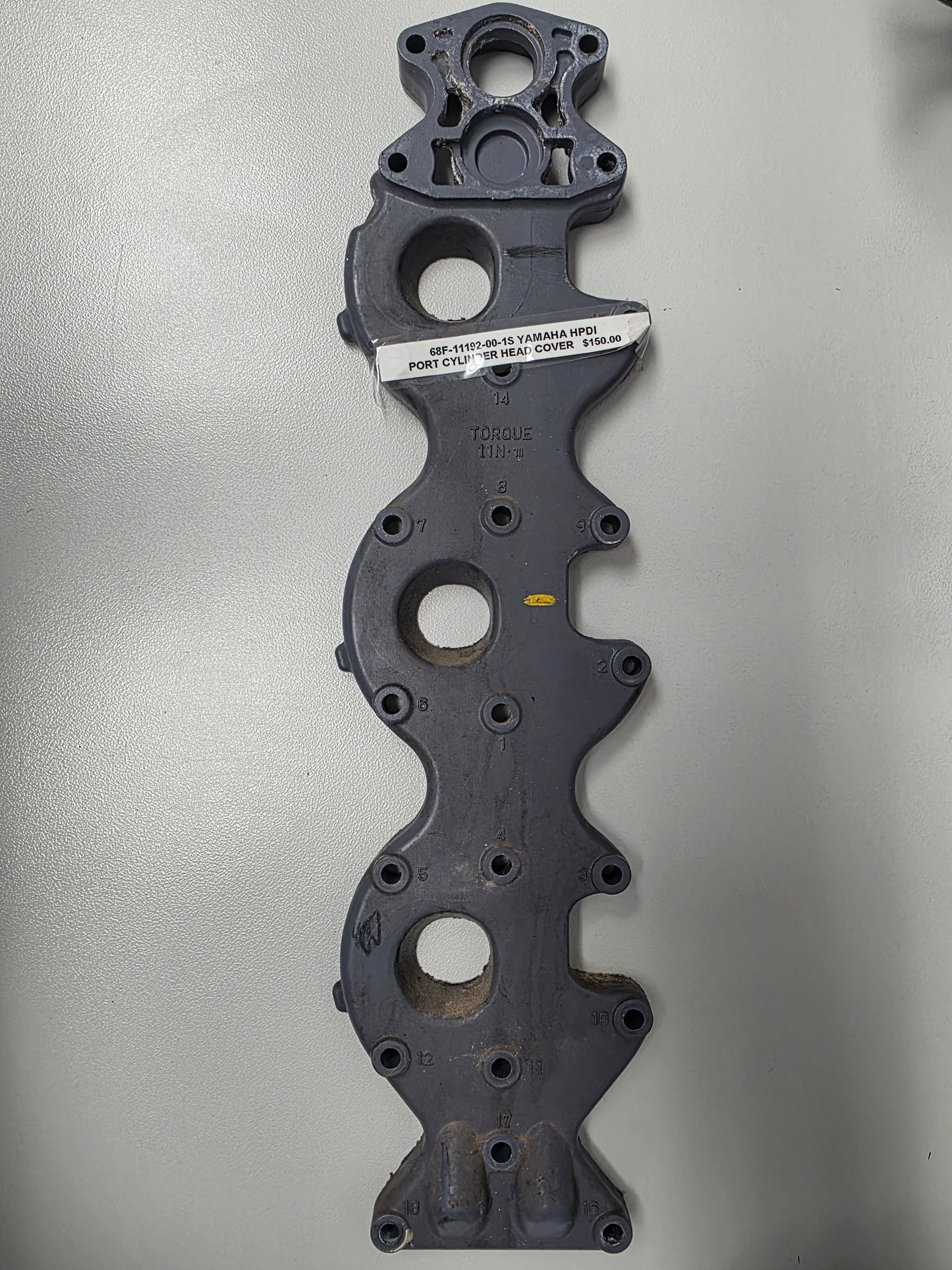 68F-11192-00-1S Yamaha Port Cylinder Head Cover HPDI | Genuine Used Part