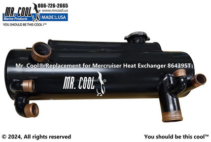 864395T Aftermarket Mercruiser 4.3L/5.0L/5.7L/6.2L Heat Exchanger Without Hose | Sawley's Select Marine Parts