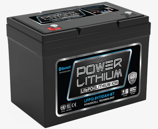 LFP12.8V110AH-BT Power Crank 110 AH Battery | 12V Lithium Deep Cycle