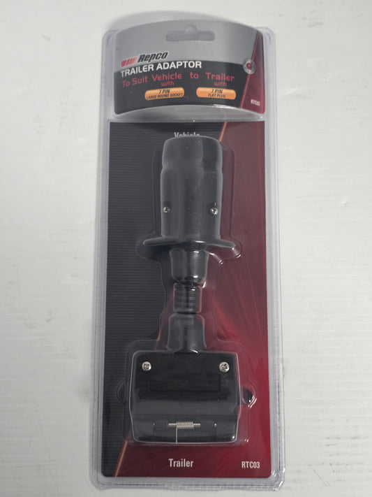 RTC03 Repco 7 Pin Flat Adaptor Socket