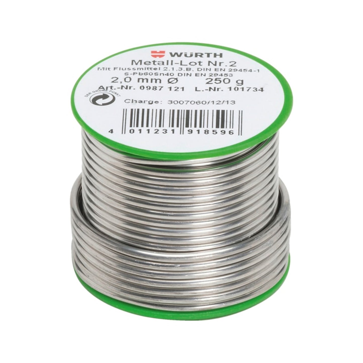 0987121 Metal Solder No#2 | Genuine Wurth Product
