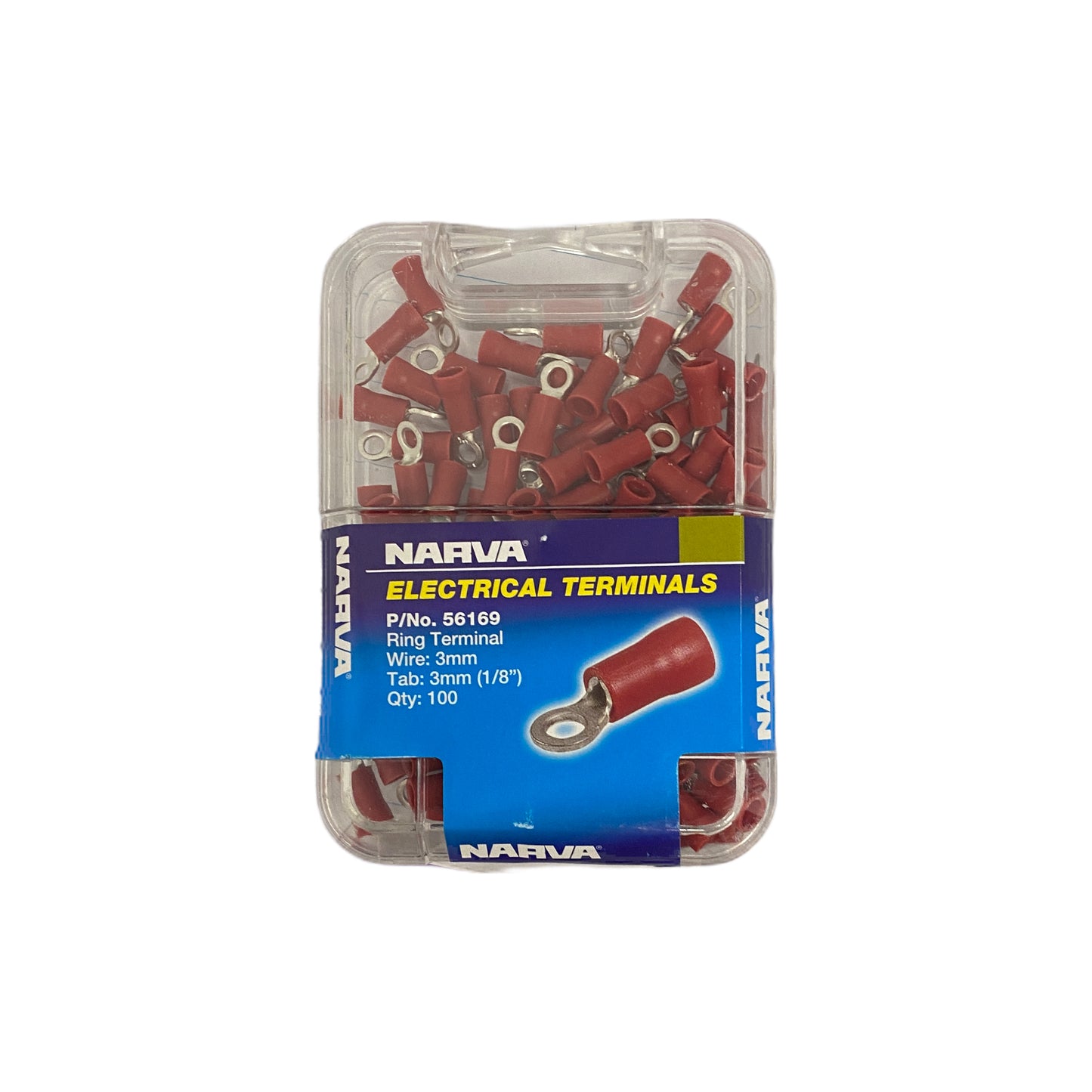 56169 Narva Ring Terminal Red (100pk) | Genuine Narva Electrical