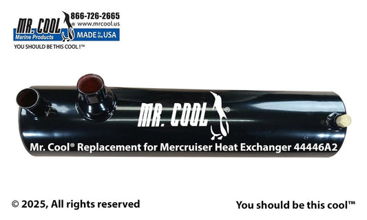 44446A2 Aftermarket Mercruiser 7.4L Big Block Rear-Mount Heat Exchanger | Sawley's Select Marine Parts