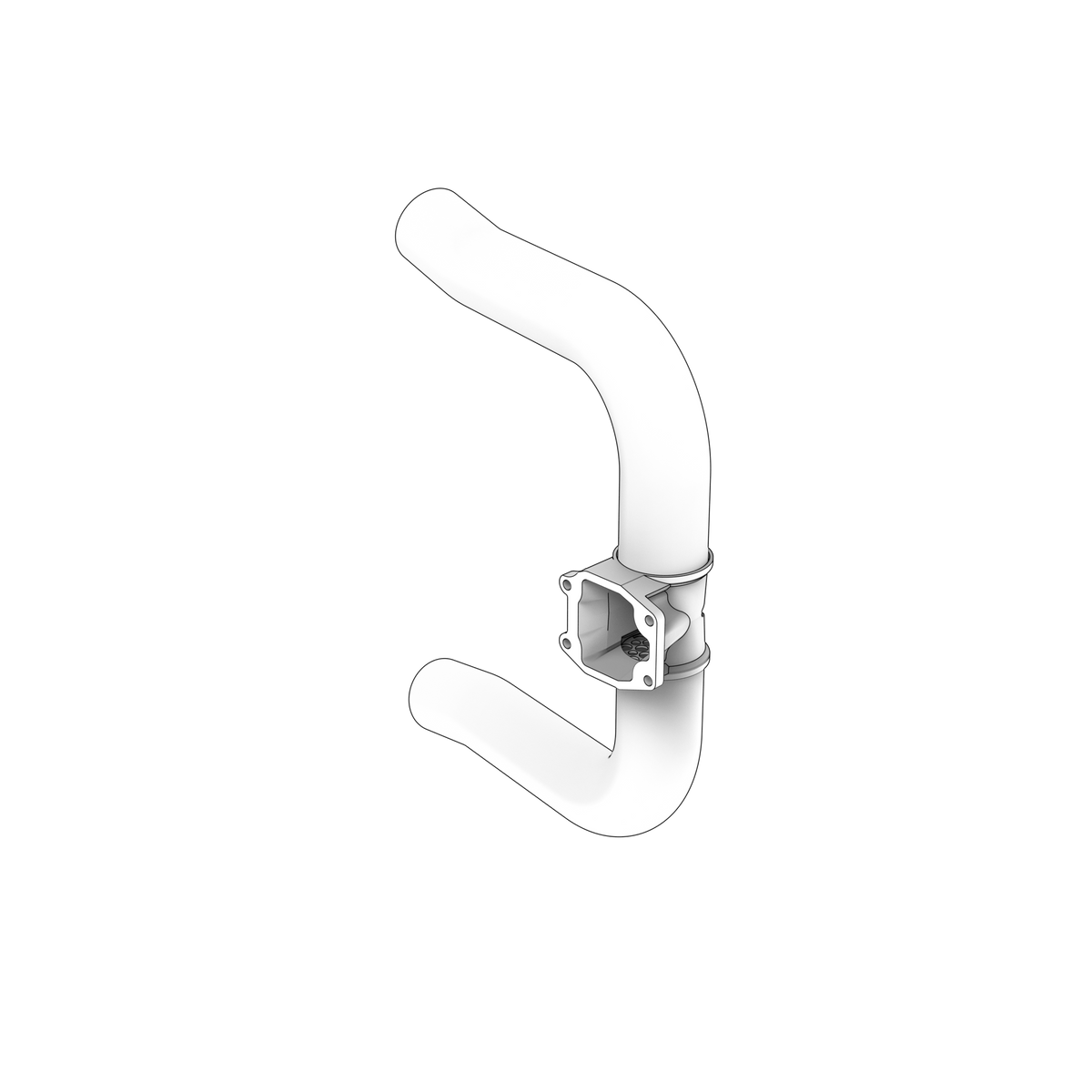 3888826 Exhaust Pipe | Genuine Volvo Penta Part - photo 2 of 2