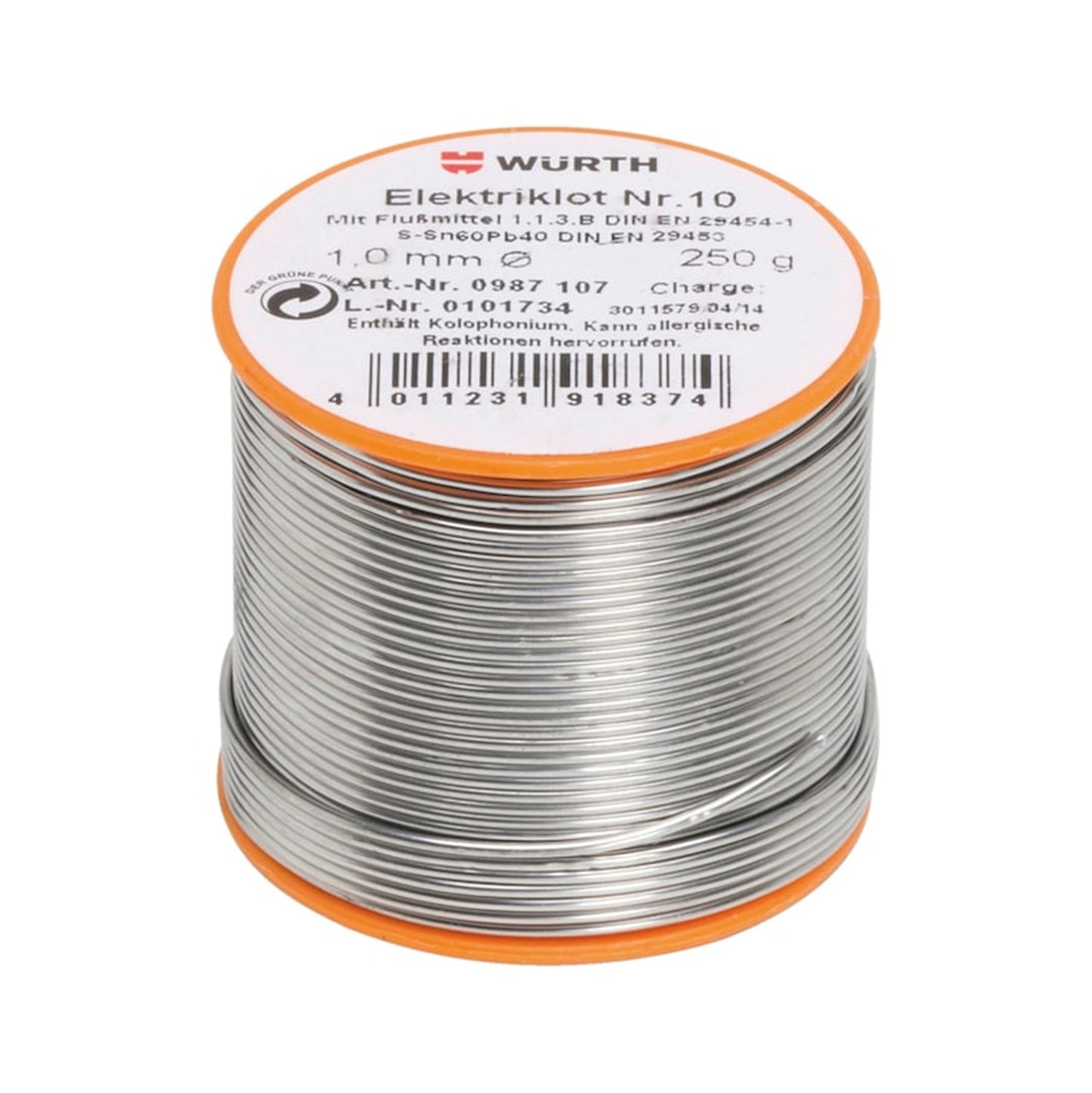 0987107 Electronic Solder No# 10