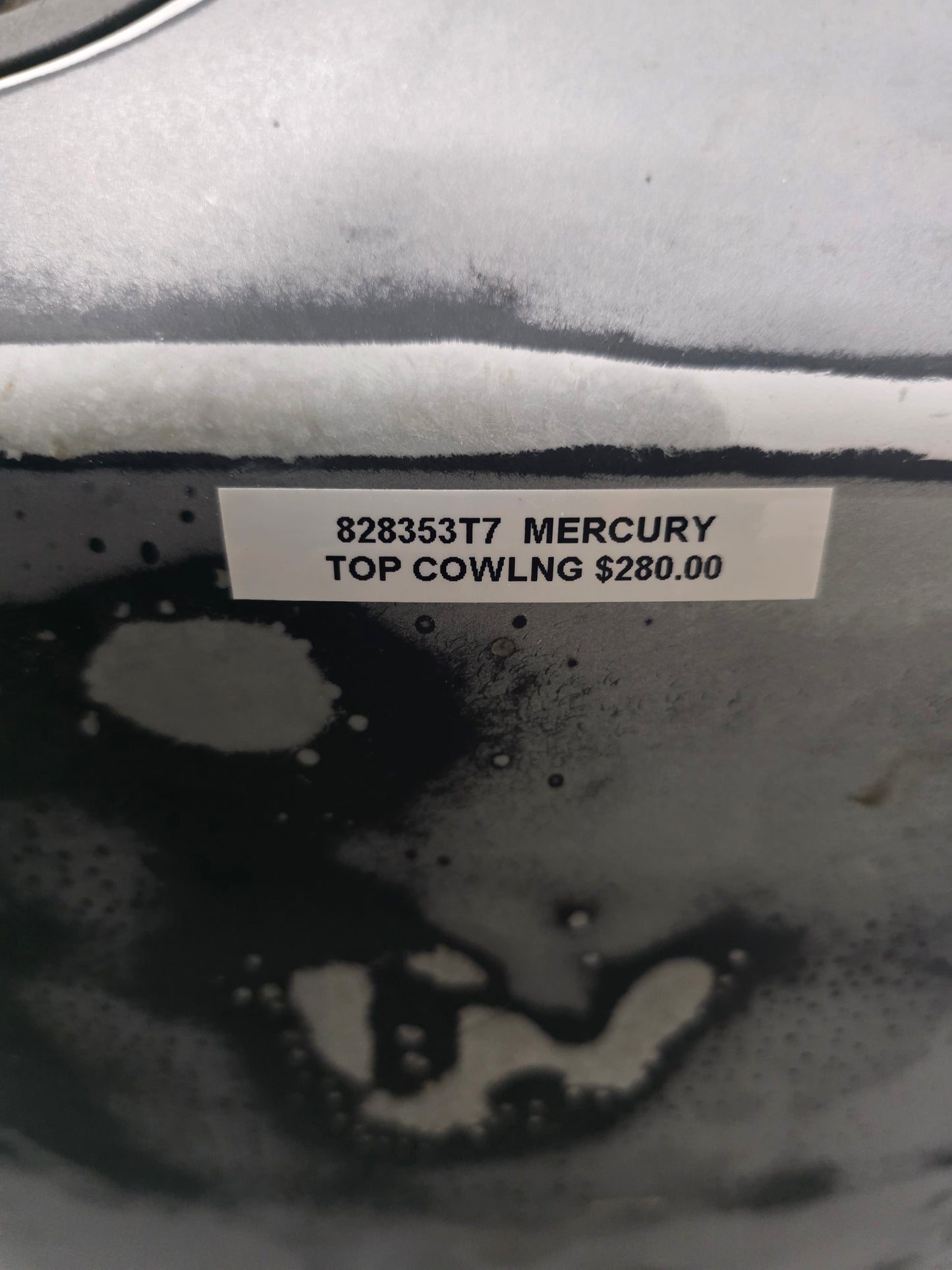 828353T7 Mercury Top Cowling | Genuine Used Part