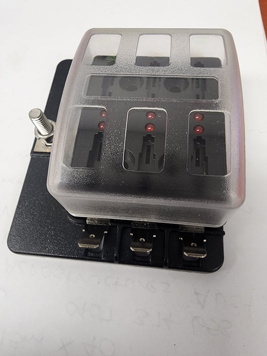 SZ2096 Powertech 6-Way Spade terminal Fuse Block