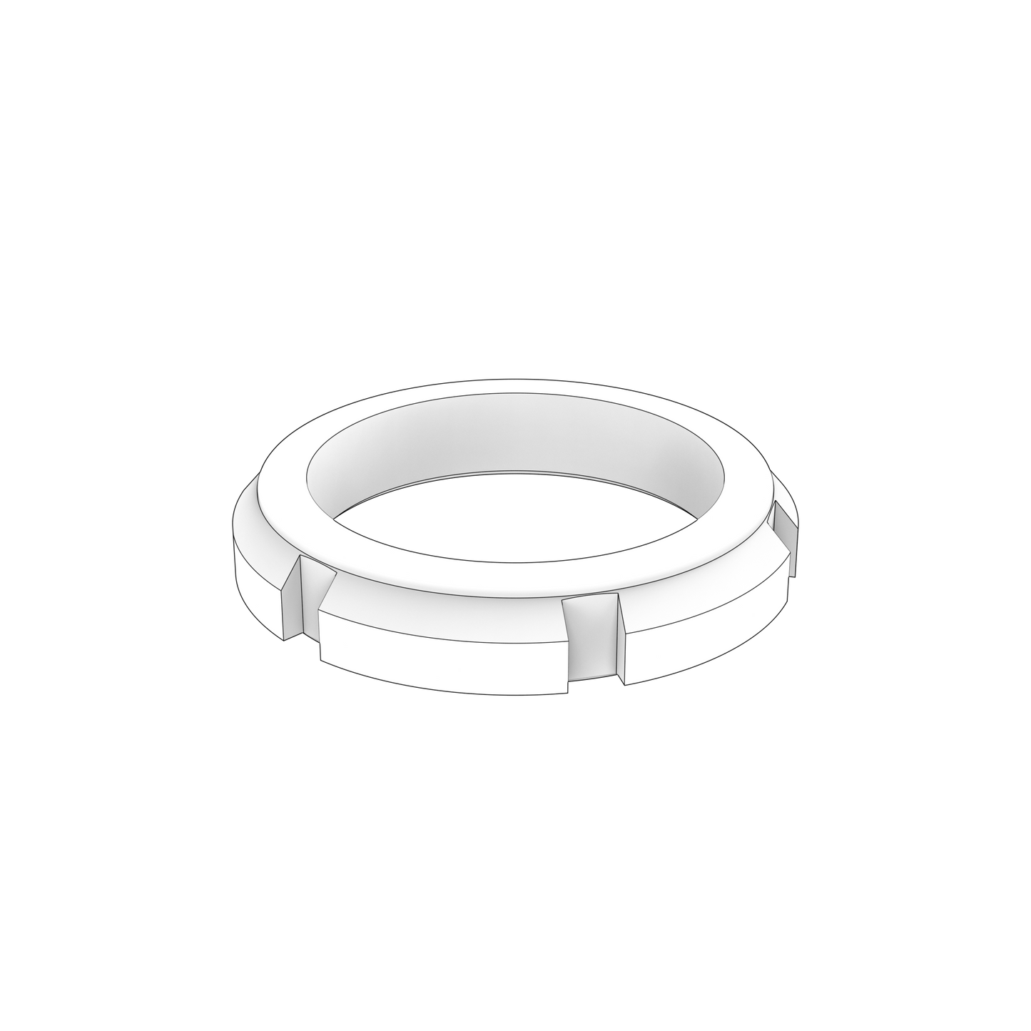 969077 Round Nut | Genuine Volvo Penta Part