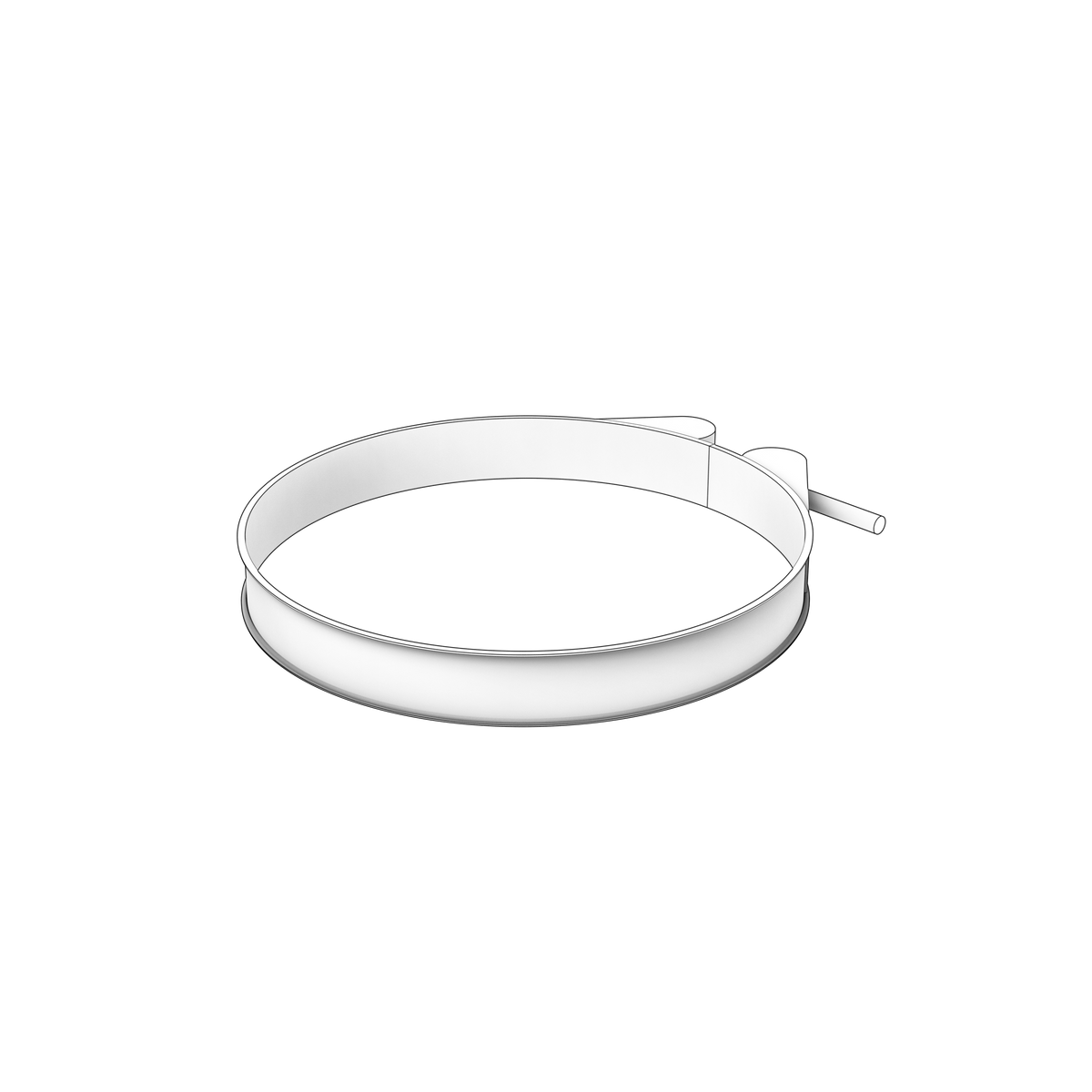 1674223 Hose Clamp | Genuine Volvo Penta Part - photo 2 of 2