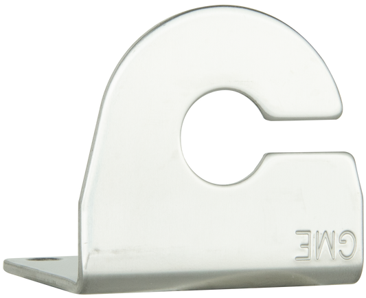 MB415SS 2.5MM "L" BRACKET WITH CABLE SLOT - STAINLESS STEEL