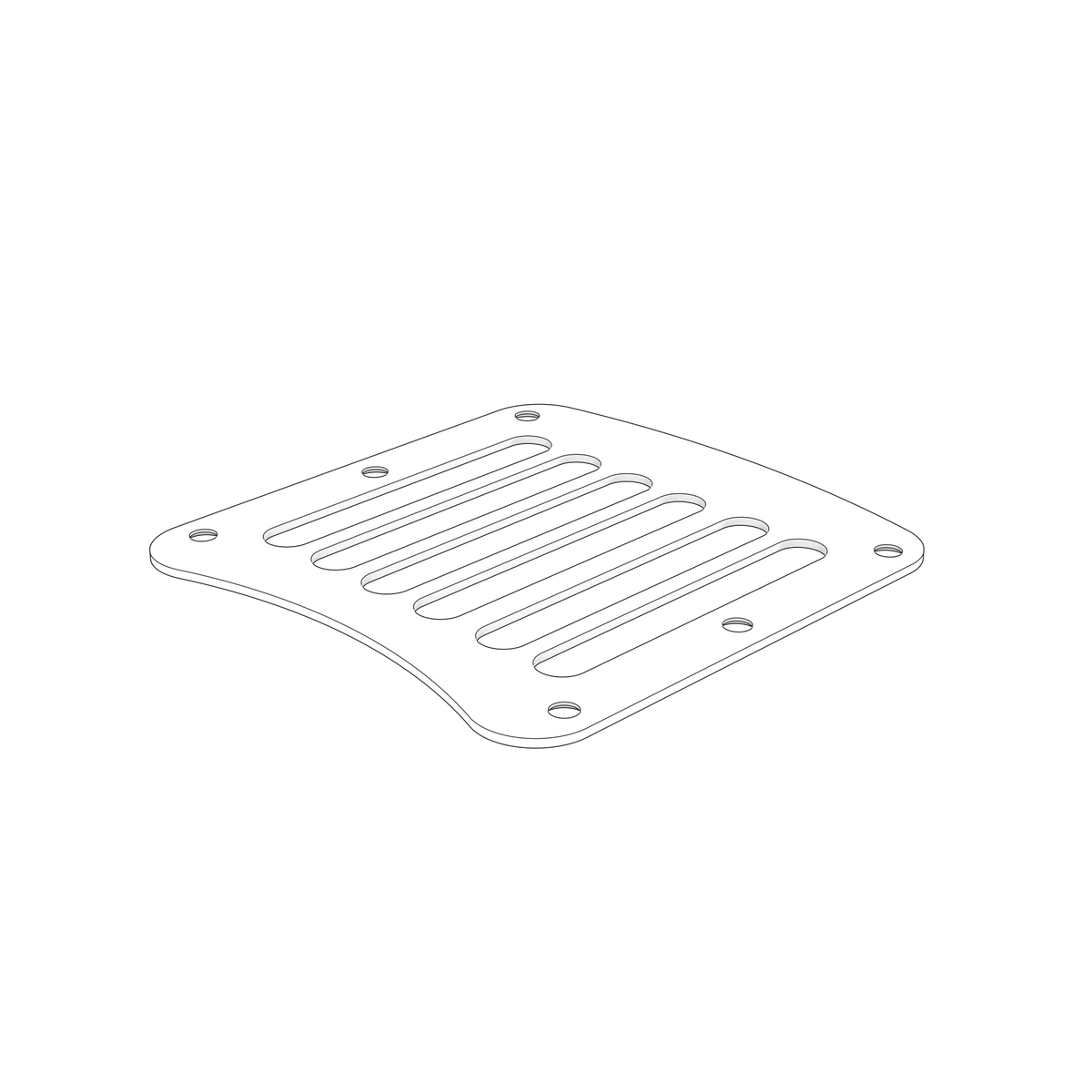 3843260 Plate | Genuine Volvo Penta Part