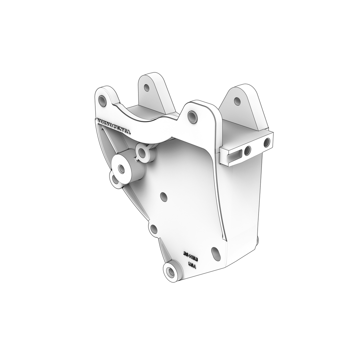 3847534 Bracket | Genuine Volvo Penta Part - photo 2 of 2