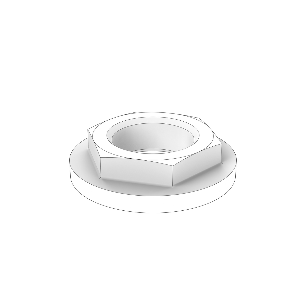 3852303 Nut | Genuine Volvo Penta Part - photo 2 of 2