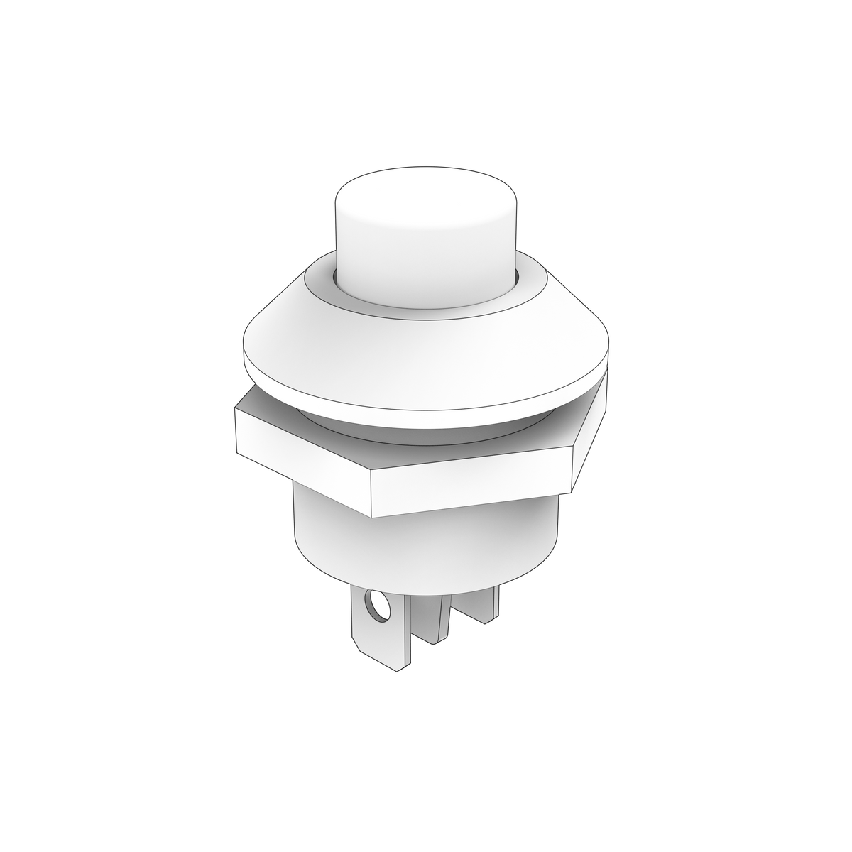 843684 Button | Genuine Volvo Penta Part