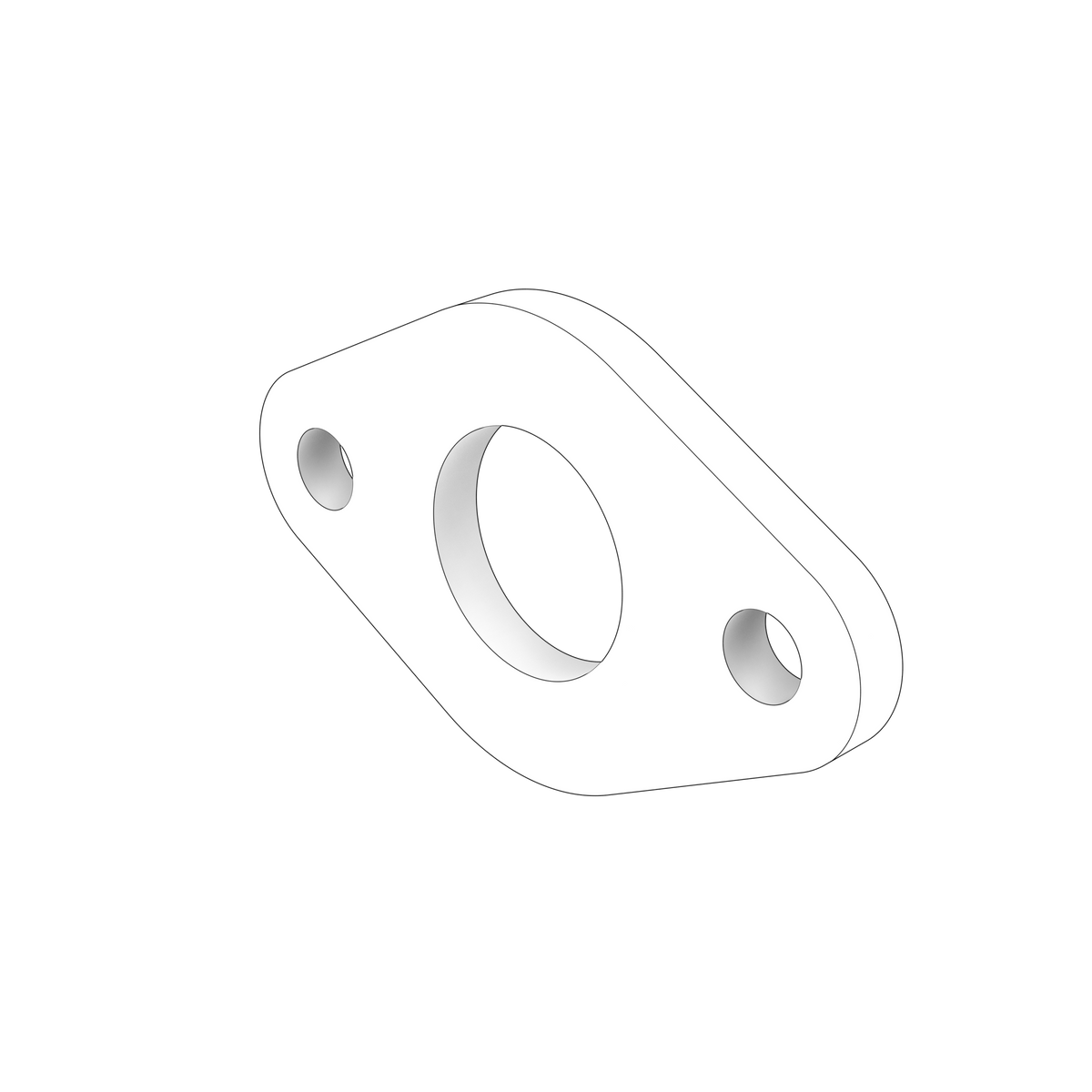 845821 Flange | Genuine Volvo Penta Part